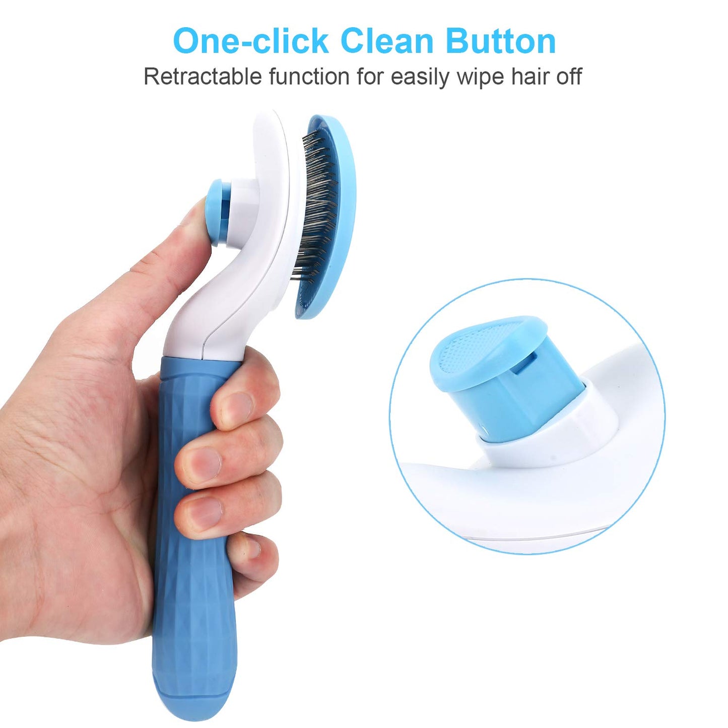 Premium Self-Cleaning Pet Grooming Brush™